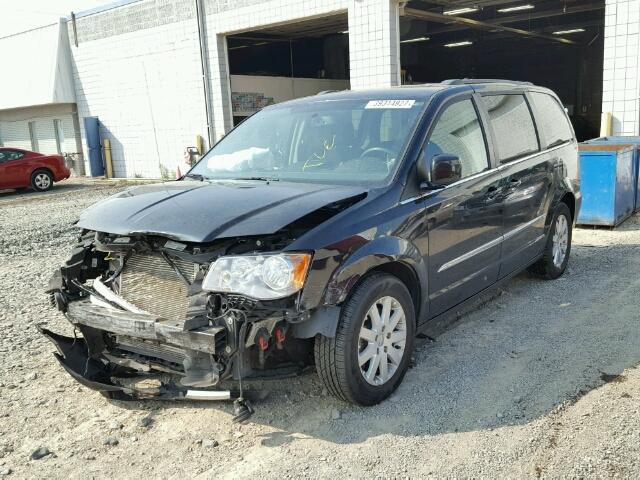 2C4RC1BG4DR604791 - 2013 CHRYSLER TOWN & COU BLACK photo 2