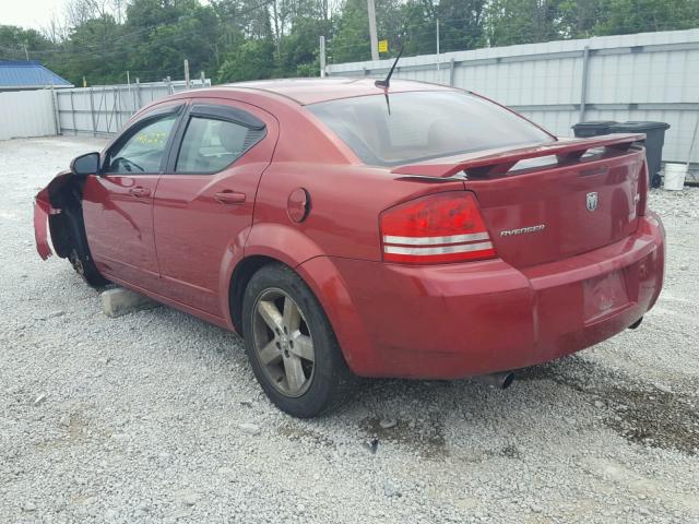 1B3LC76M28N569276 - 2008 DODGE AVENGER R/ RED photo 3