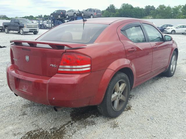 1B3LC76M28N569276 - 2008 DODGE AVENGER R/ RED photo 4