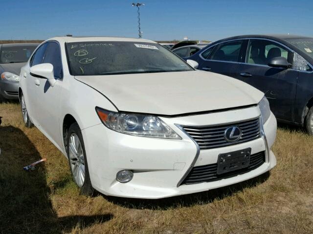 JTHBK1GG2D2040911 - 2013 LEXUS ES WHITE photo 1