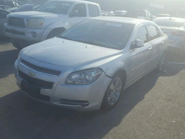 1G1ZD5EB3AF306569 - 2010 CHEVROLET MALIBU 2LT SILVER photo 2