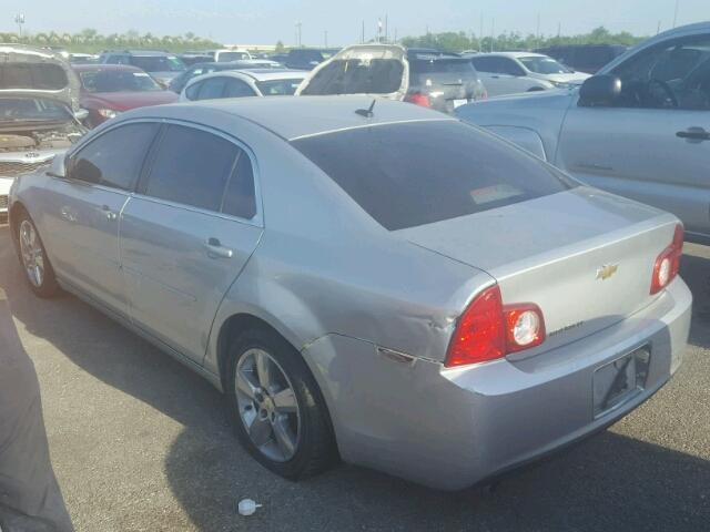 1G1ZD5EB3AF306569 - 2010 CHEVROLET MALIBU 2LT SILVER photo 3