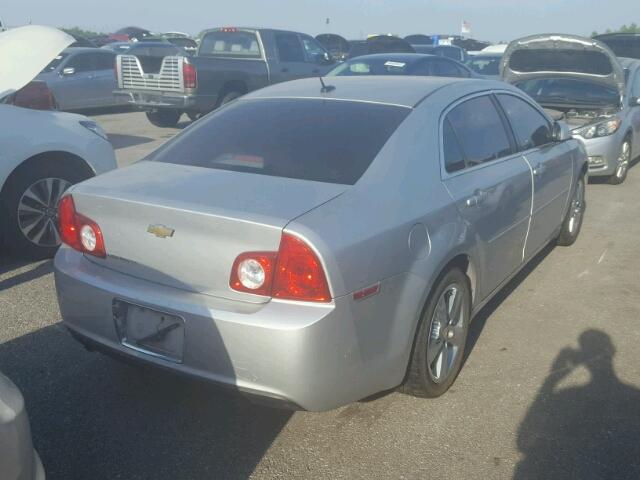 1G1ZD5EB3AF306569 - 2010 CHEVROLET MALIBU 2LT SILVER photo 4