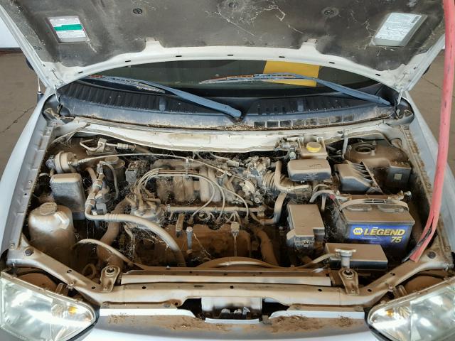 4N2ZN15T72D820666 - 2002 NISSAN QUEST GXE SILVER photo 7