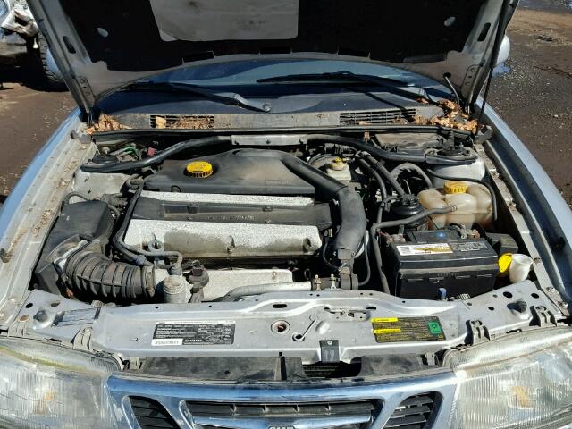 YS3DF78K637005495 - 2003 SAAB 9-3 SE SILVER photo 7