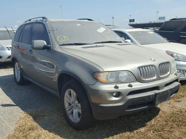 5UXFB53555LV15752 - 2005 BMW X5 GOLD photo 1