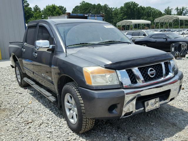 1N6BA07D38N353990 - 2008 NISSAN TITAN XE GRAY photo 1