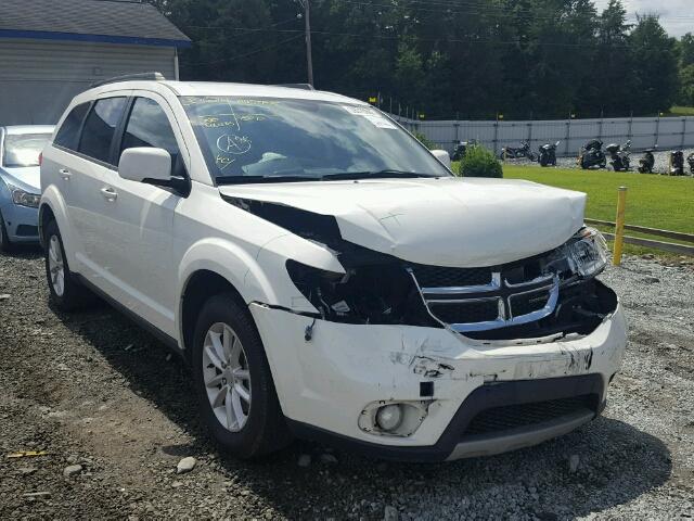 3C4PDCBG1FT702189 - 2015 DODGE JOURNEY WHITE photo 1