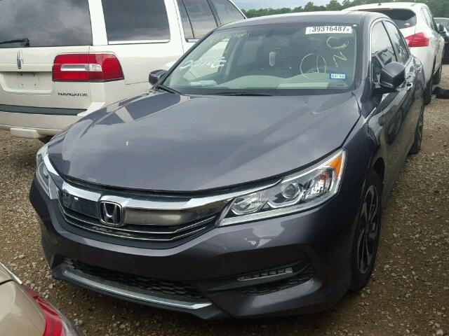 1HGCR2F83GA096434 - 2016 HONDA ACCORD GRAY photo 2