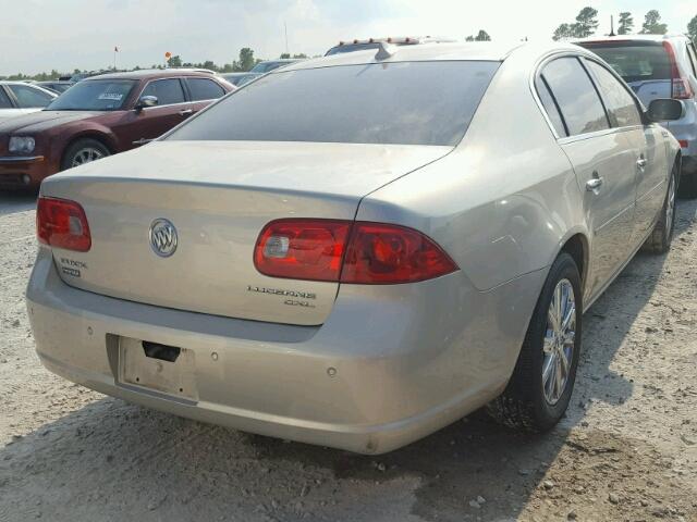 1G4HD57M09U105149 - 2009 BUICK LUCERNE CX BEIGE photo 4