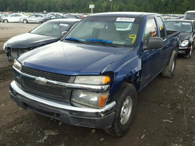 1GCCS196258168283 - 2005 CHEVROLET COLORADO BLUE photo 2