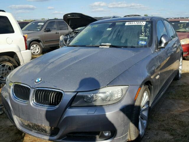 WBAPH5C53BA448674 - 2011 BMW 328 GRAY photo 2