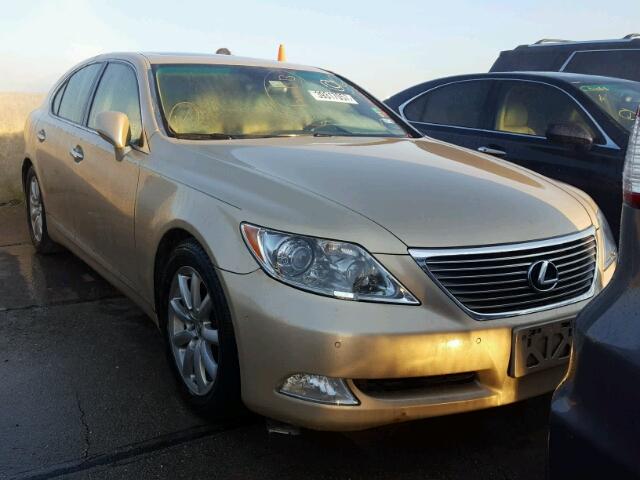 JTHBL46F975051575 - 2007 LEXUS LS GOLD photo 1