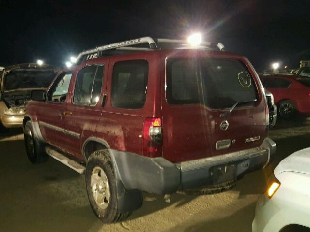 5N1ED28T54C665920 - 2004 NISSAN XTERRA XE MAROON photo 3