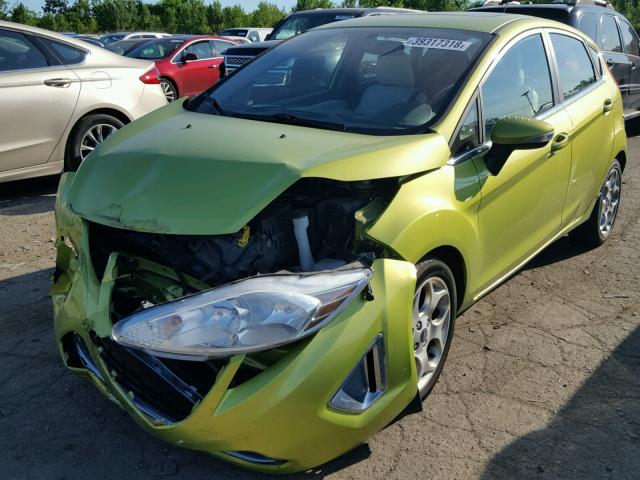 3FADP4FJ0BM156582 - 2011 FORD FIESTA SES GREEN photo 2