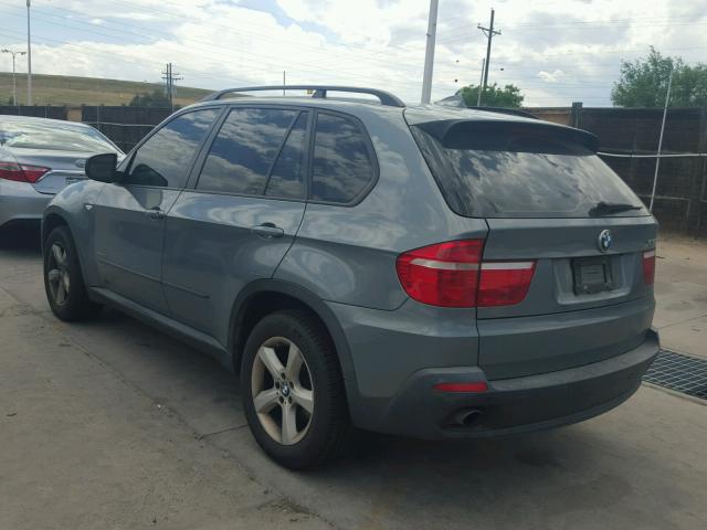 5UXFE43579L263042 - 2009 BMW X5 XDRIVE3 GREEN photo 3