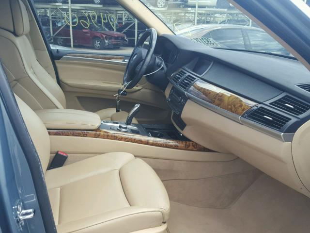 5UXFE43579L263042 - 2009 BMW X5 XDRIVE3 GREEN photo 5