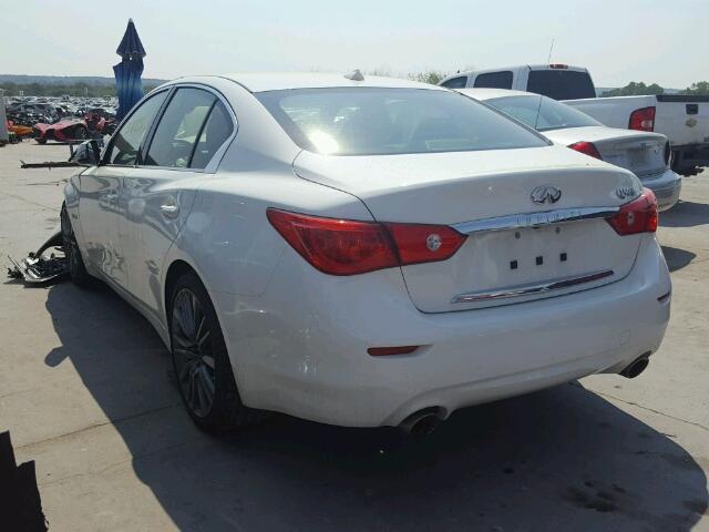 JN1FV7AP6HM851064 - 2017 INFINITI Q50 RED SP WHITE photo 3