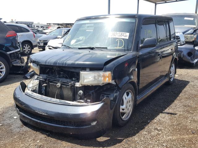 JTLKT334150200929 - 2005 TOYOTA SCION XB Negro foto 2