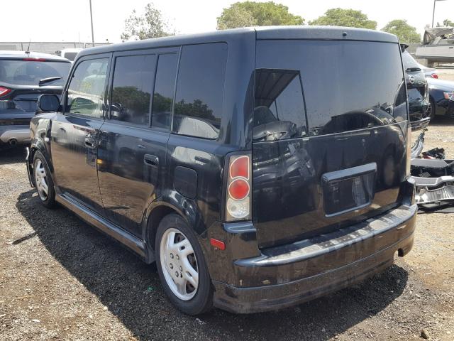 JTLKT334150200929 - 2005 TOYOTA SCION XB Negro foto 3