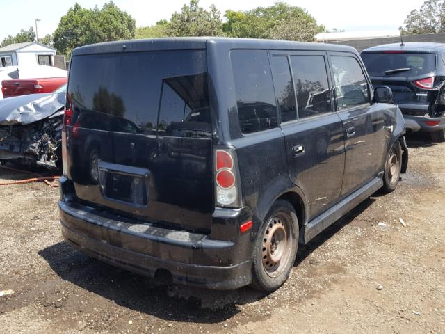 JTLKT334150200929 - 2005 TOYOTA SCION XB Negro foto 4