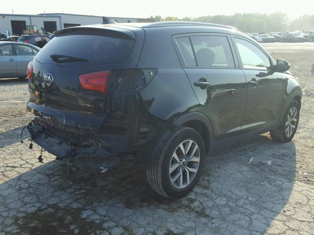 KNDPB3AC1E7548199 - 2014 KIA SPORTAGE B BLACK photo 4