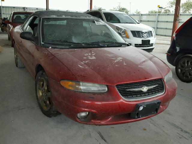 3C3EL55H3XT555695 - 1999 CHRYSLER SEBRING JX RED photo 1