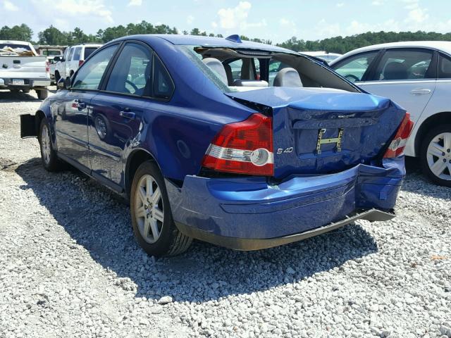 YV1MS382X62182333 - 2006 VOLVO S40 2.4I BLUE photo 3