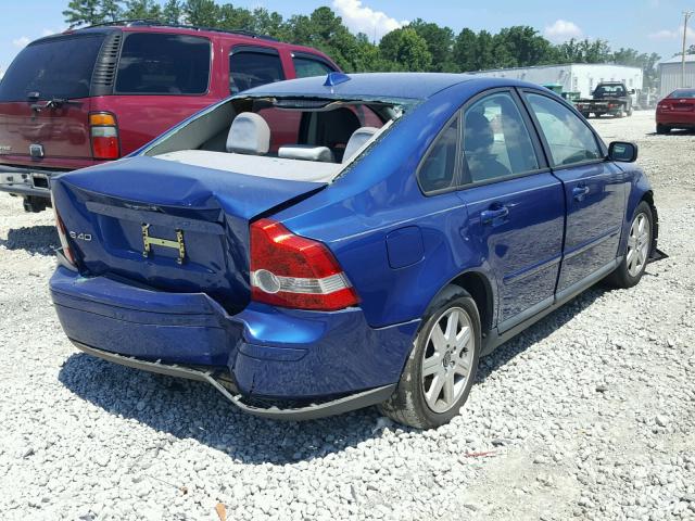 YV1MS382X62182333 - 2006 VOLVO S40 2.4I BLUE photo 4