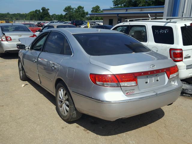 KMHFC46F67A187801 - 2007 HYUNDAI AZERA SE GRAY photo 3