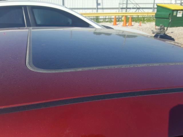 1G2ZA5E09A4132263 - 2010 PONTIAC G6 MAROON photo 9