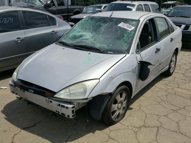 1FAFP38321W377598 - 2001 FORD FOCUS ZTS SILVER photo 2