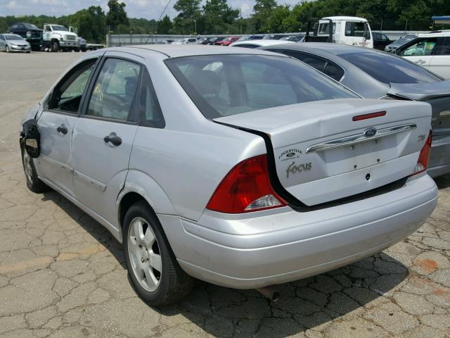 1FAFP38321W377598 - 2001 FORD FOCUS ZTS SILVER photo 3