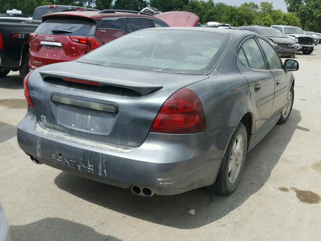 2G2WS542X51142000 - 2005 PONTIAC GRAND PRIX GRAY photo 4