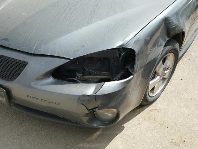 2G2WS542X51142000 - 2005 PONTIAC GRAND PRIX GRAY photo 9