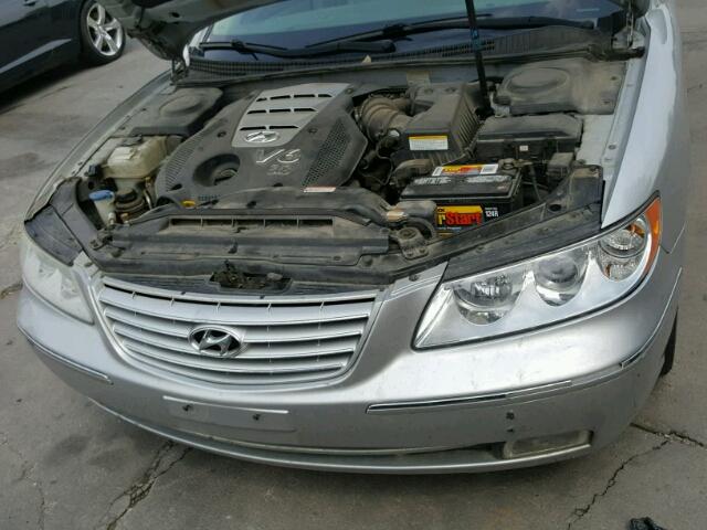 KMHFC46F66A057189 - 2006 HYUNDAI AZERA SE/L SILVER photo 7