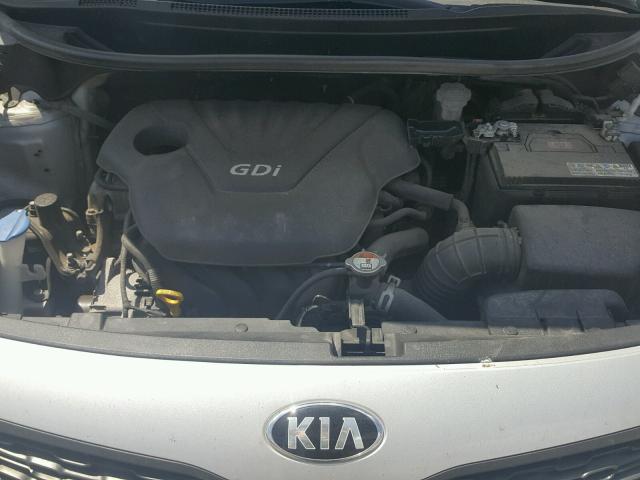 KNADM4A36F6503296 - 2015 KIA RIO LX SILVER photo 7