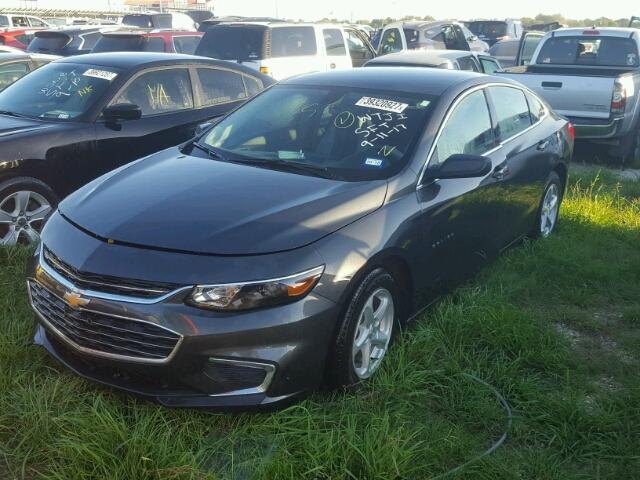 1G1ZB5ST8HF137095 - 2017 CHEVROLET MALIBU GRAY photo 2