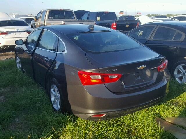 1G1ZB5ST8HF137095 - 2017 CHEVROLET MALIBU ნაცრისფერი ფოტო 3