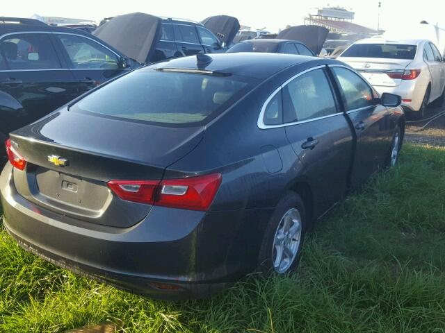 1G1ZB5ST8HF137095 - 2017 CHEVROLET MALIBU GRAY photo 4