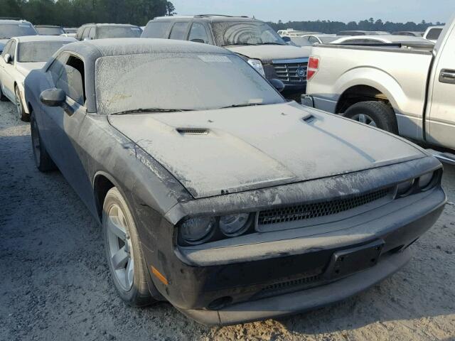 2C3CDYAG1CH294153 - 2012 DODGE CHALLENGER BLACK photo 1