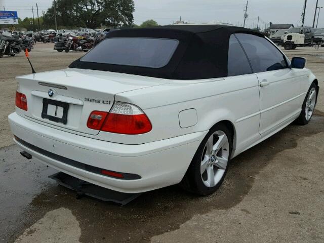 WBABW33445PL37029 - 2005 BMW 325 WHITE photo 4