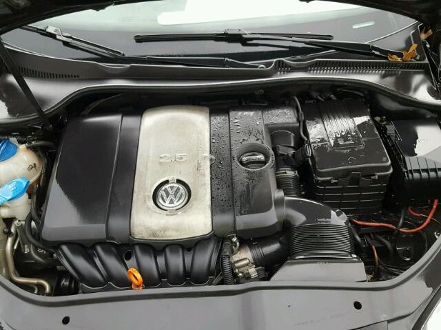 3VWRM71K68M044160 - 2008 VOLKSWAGEN JETTA SE BLACK photo 7