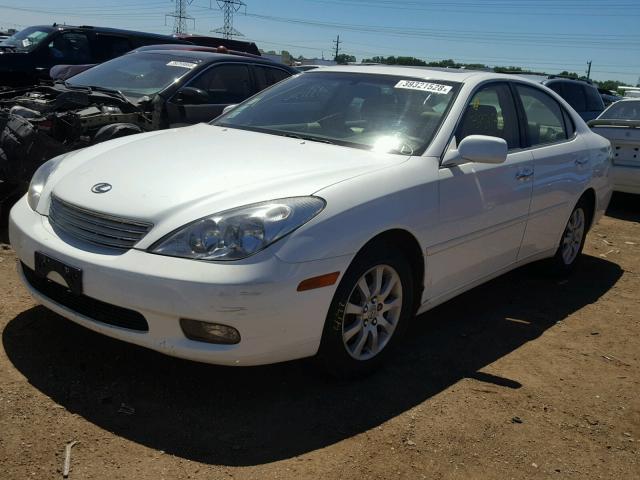 JTHBF30G720075706 - 2002 LEXUS ES 300 WHITE photo 2