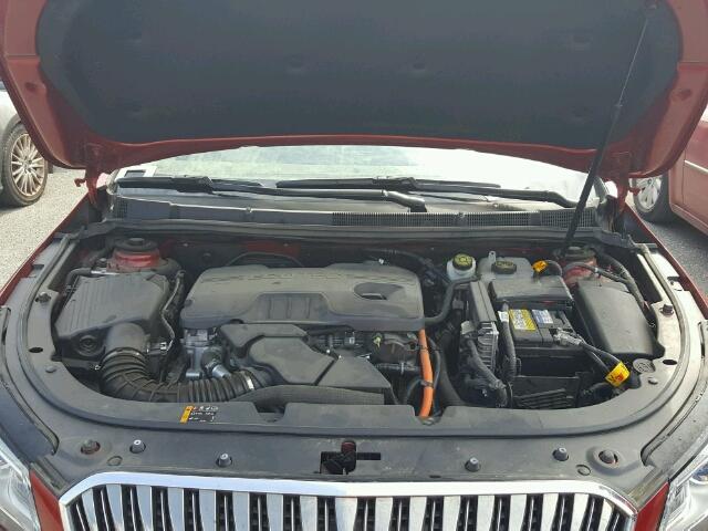1G4GB5GR0EF273577 - 2014 BUICK LACROSSE RED photo 7