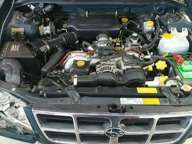 JF1SF6556WG760020 - 1998 SUBARU FORESTER S GREEN photo 7