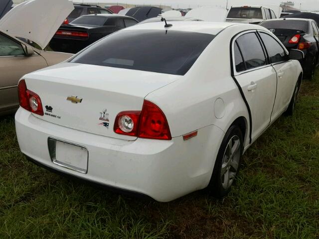 1G1ZC5E17BF320910 - 2011 CHEVROLET MALIBU WHITE photo 4