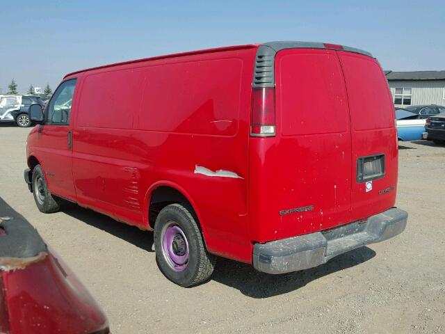 1GCFG25MXY1243897 - 2000 CHEVROLET EXPRESS G2 RED photo 3