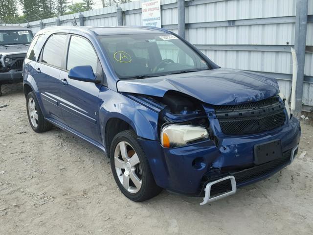 2CNDL937086319936 - 2008 CHEVROLET EQUINOX SP BLUE photo 1