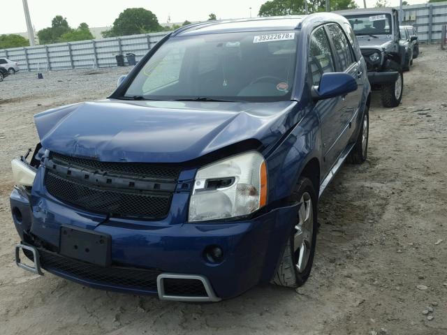 2CNDL937086319936 - 2008 CHEVROLET EQUINOX SP BLUE photo 2